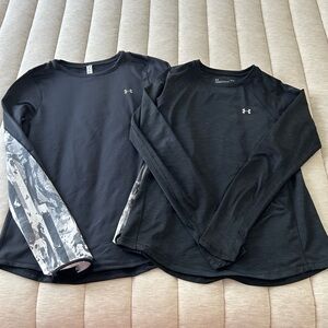 2 Under Armour Cold Gear Womans Fitted Tops